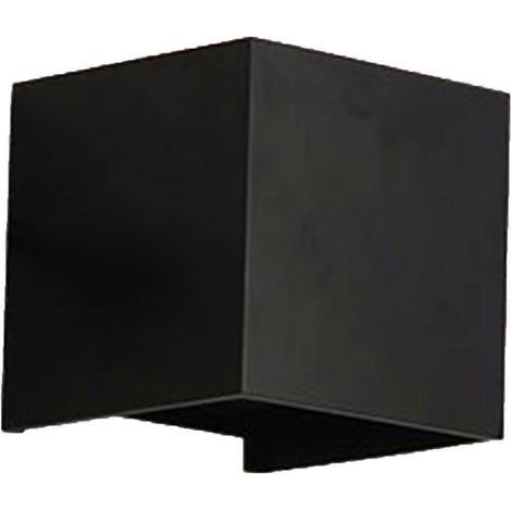 Wall Sconce Black Quadrate 12W 3000K Warm Lighting Decorative Aluminum Alloy LED Wall Light for Home (1/5)