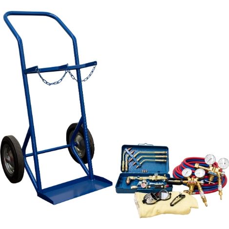 Kit complet AUTOGEN - sans bouteilles de gaz KEK 17/10m - Ensemble / 50 l