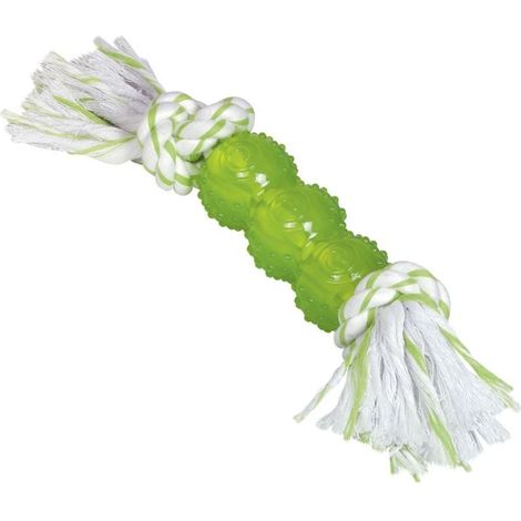 Nobby TPR Stick mit Seil 26 cm Tau/Zerrspielzeug
