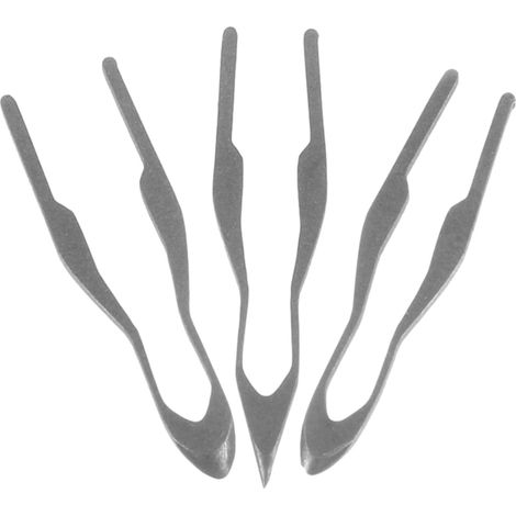 Pointes de Pyrogravure en Fer pour Pyrograveur, Lot de 3 Pièces Argenté, Usage pour Projets et Techniques de Gravure sur Bois, Embouts Métalliques Rapides et Faciles à Utiliser (1/5)