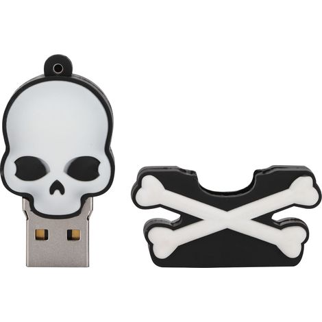Clé USB Skull Personnalité Originale Cadeaux Mini Clé USB Compacte 2 Go (1/5)