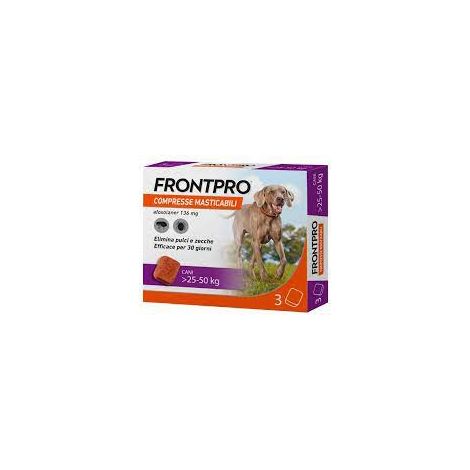 FRONTPRO COMPRESSA MASTICABILE CANI 25-50 KG 3 PZ- 1,0 pz