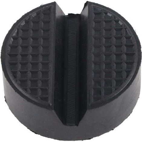 Universeller Wagenheber-Aufsatzadapter, geteilter Gummirahmen, Schienenschutzhalterung, 6,5 cm Durchmesser (1/4)