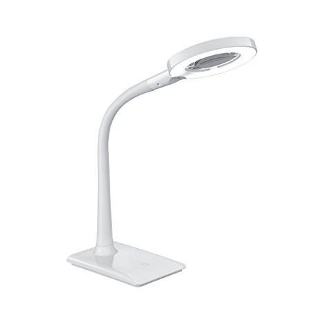Lampada Tavolo Studio Scrivania Led Flessibile Touch 5W Bianca Lupo GD Trio (1/4)