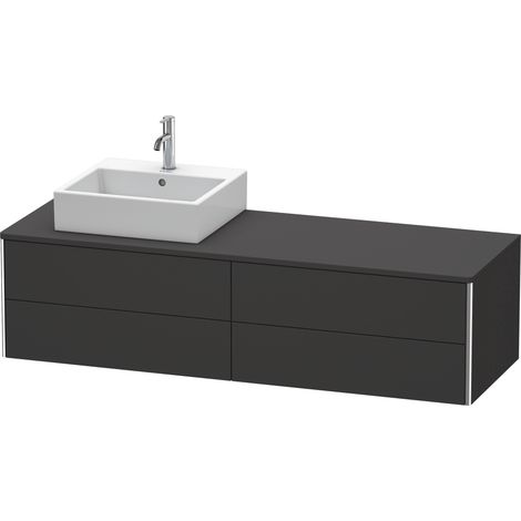 Duravit XSquare Konsolenwaschtischunterbau wandhängend, 4