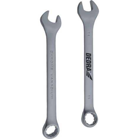 Llave fija Dedra 1445 acero CrV acabado satinado 11 mm