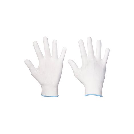 Honeywell – Gants de manutention tricotés blancs taille 9 – 50% polyamide, 50% polyester – Certifiés sans silicone – Pour manipulation de précision