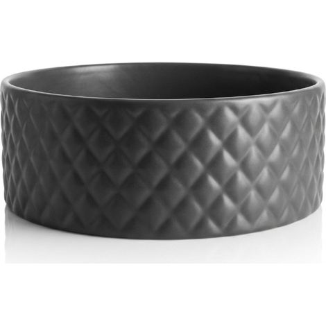Lavabo appoggio in ceramica circolare diametro 44 cm colore denim (variante 37)