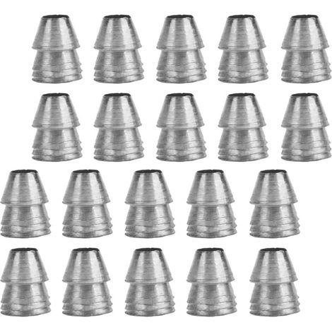 20 Pièces Coins Coniques Ronds en Fer pour Marteau, Cales de Poignée Stables et Fiables, Accessoires Métalliques pour Installation et Renfort (1/5)