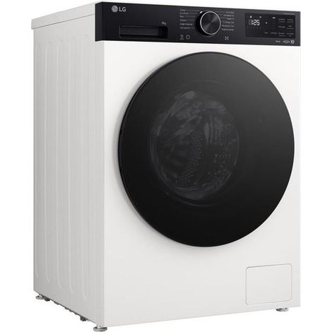 LG F4NX5009THB Lavatrice Intelligente 9 kg Classe A-40% Ivory White/Nero
