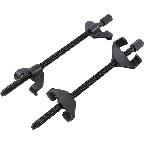 2 Pièces Compresseur Ressort Amortisseur 370mm Griffe Amortisseur Voiture, Type Forgé, pour Abaissement de Voitures Amortisseur de Chocs Compresseur de Montage 450322
