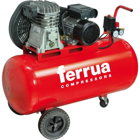 compressore aria lubrificato ferrua 100l 2hp