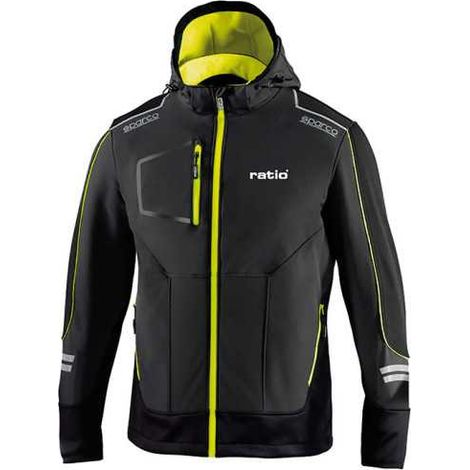 Softshell Gris/Amarillo Talla L RATIO