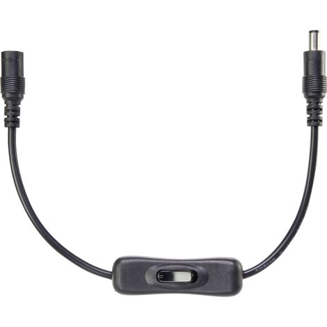 VOLTCRAFT 93038c216 Niedervolt-Adapter Niedervolt-Stecker - Niedervolt-Buchse 5.5 mm 2.1 mm 0.32 m
