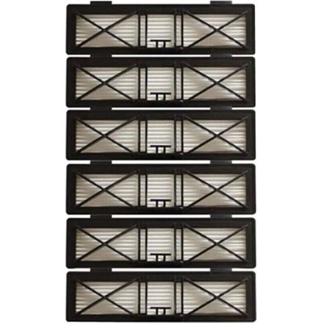 Lot de 6 filtres HEPA pour Neato Botvac D7 D3 D4 D5 D6 D70 D75 D80 D85 pour filtres Neato Botvac 75e 80 85 pièces-- (1/5)
