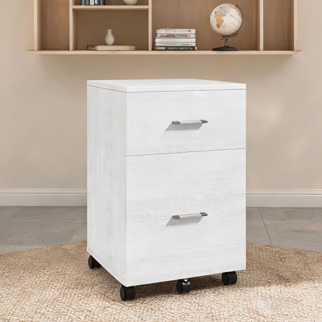 Meuble de rangement de bureau branco 39,5 x 39 x 58,5 cm (1/5)
