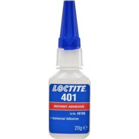 LOCTITE adhesivo cianocrilato loctite 401 20g , LOCTITE 401 Adhesivo instantáneo de cianocrilatoCantidad: 20grCARACTERÍSTICAS Y APLICACIONES: Adhesivo in