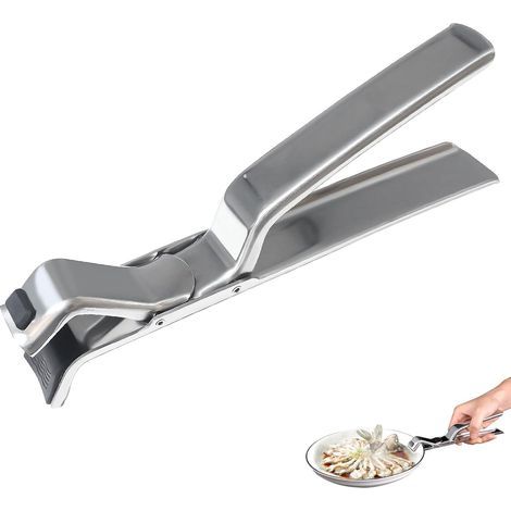 Cesta escurridora multifuncional con pinzas de acero inoxidable para evitar quemaduras. (1/5)