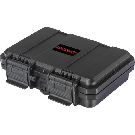 Mallette de rangement pour batteries et piles outdoor : compatible 12x 6LR61 (9 V), CR-123A, CR 2, 18350, dimensions 15.7 x 12.55 x 4.6 cm (1/5)