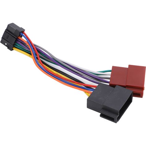 Connecteur ISO 16 broches pour autoradio Alpine, adaptateur faisceau électrique, remplacement prise stéréo voiture, loom radio 16 pin (1/5)