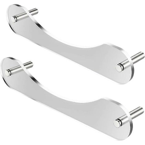Lot de 2 supports muraux en acrylique pour casquettes de baseball (1/5)