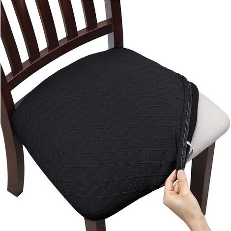 Fundas para sillas de comedor (2 unidades), impermeables, extraíbles y lavables, elásticas, aptas para muebles tapizados (1/5)