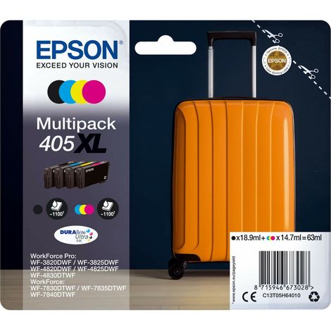 Epson 405XL Druckerpatrone 1 Stück(e) Original Hohe (XL-) Ausbeute Schwarz, Cyan, Magenta, Gelb