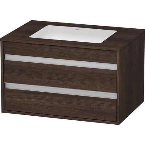 Mueble bajo lavabo KETHO 550x800x496mm castaño