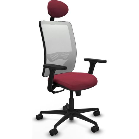 Sedia da ufficio piqueras y crespo Zulema nero bracci regolabili 3D (1/2)