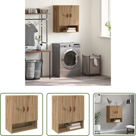 vidaXL Holzschrank - Wandschrank Artisan-Eiche 60 x 31 x 70 cm Holzwerkstoff (1/5)