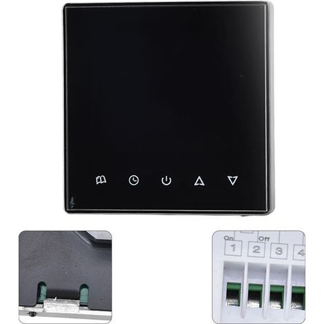 Programmierbarer Smart-Thermostat für Fußbodenheizung, Klimaanlage und Warmwasser, Multifunktion, Grau, 220 V (1/5)