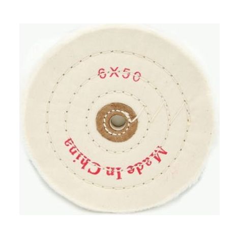 Roue de polissage Roue de tissu de polissage de bijoux Roue de tissu de perle blanche Roue de tissu de coton blanc 2PCS (5 pouces (125MM) trou 4MM) (1/5)