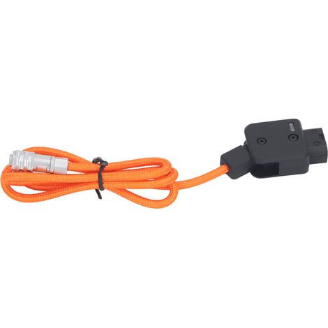 Câble d'alimentation D-Tap de 60 cm (23,6 pouces) pour BMPCC 4K/6K, rotation à 180°, compatible avec les batteries à monture V des caméras BMPCC 4K et 6K. (1/5)