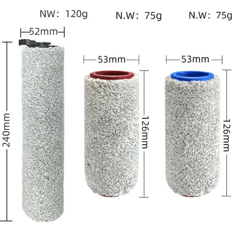 Kit de filtres de brosse principale de rouleau for Xiaomi for Roborock Dyad accessoires de remplacement d'aspirateur intelligent sec humide sans fil Louable (Color : C) (1/4)