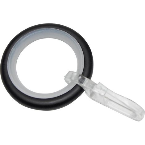 M-Ringe mit Haken für 16 mm schwarz (1/2)