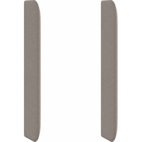 Maison Exclusive - Kopfteil Ohr Taupe 80 x 16 x 4 cm Stoff