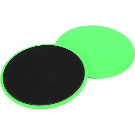 2 Pièces Disque de Glissement d'Entraînement d'Équilibre - Rond Vert Fitness
