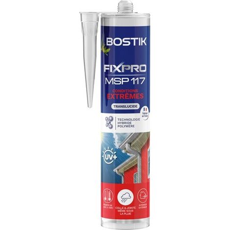 Klebefuge innen/außen Polymer Bostik Fixpro MSP117 Cond.Extrem TR 290ml BOSTIK