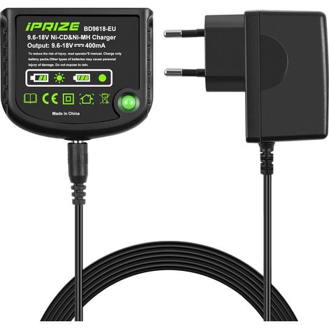 9.6V-18V Ni-MH/Ni-CD Chargeur Compatible pour 9.6V 12V 14.4V 18V Batterie, pour HPB12 HPB14 HBP18 A1712 A1714 A1718 (1/5)