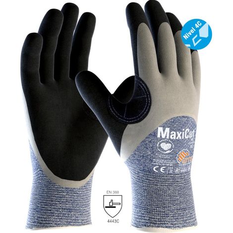 ATG MaxiCut Oil 34-505 Arbeitshandschuhe - 9 (L) - Blau (1/5)