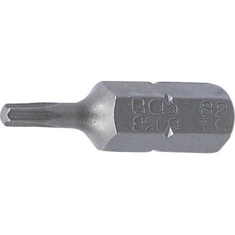 1 - Embout - Profil T - T9 - Acier Spécial Pour Contraintes Élevées - Précision Dimensionnelle - Pour Vis Filetées - Argent - 25x6,3mm (1/2)