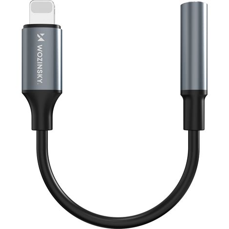 Adattatore da Lightning a mini jack da 3,5 mm per iPhone - nero (1/5)