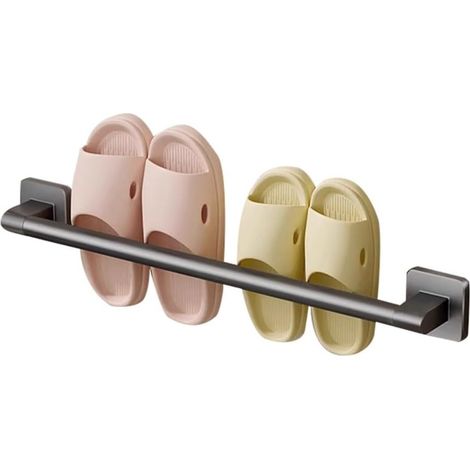 Porte-chaussons et porte-serviettes compact pour salle de bain, étagèr (1/5)