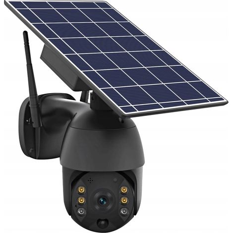 Caméra solaire extérieure rotative Full HD SIM GSM