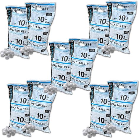 X10 Monarch Ultimate Water Softener Salt Pillow Tablets 10kg Bag Food Grade Salt