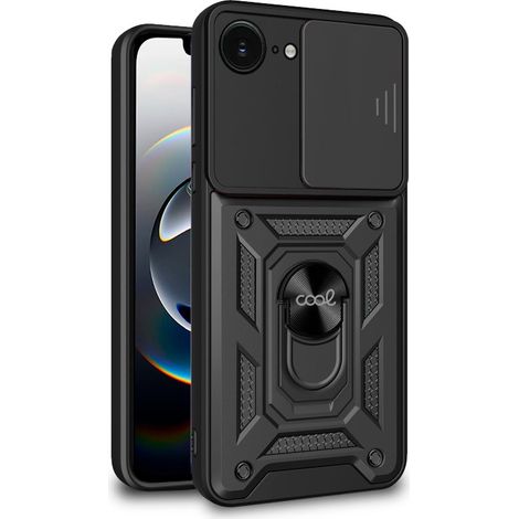 Carcasa COOL para iPhone 16e Hard Ring Negro