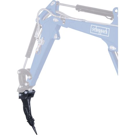 Scheppach Dent ripper - compatible avec la mini pelle EXC1400 - 52 x 195 x 175 mm - acier