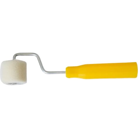 Ensemble de rouleaux à peinture - Brosse à rouleau pour réparation murale - Rouleau à peinture mural avec éponge en mousse haute densité et manche ergonomique antidérapant