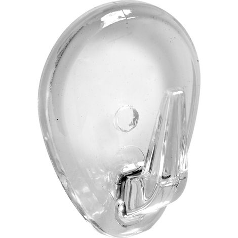 Hettich Klebehaken 30 x 38 x 32 mm transparent - 2 Stück Haken