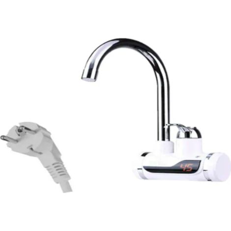Calentador de agua eléctrico instantáneo, grifo de cocina, calentador de agua, depósito de agua caliente, enchufe europeo. (1/5)